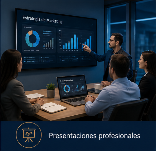Presentaciones profesionales con inteligencia artificial